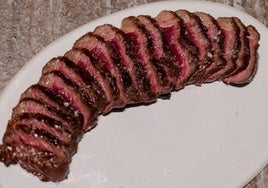 Wagyu beef 'picaña'.