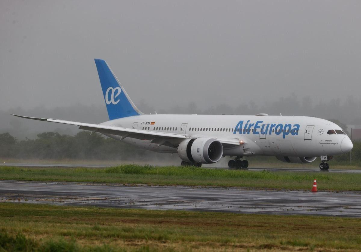 An Air Europa plane.