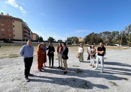 The land where the houses will be built