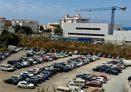 Photo of the land earmarked for the new car park