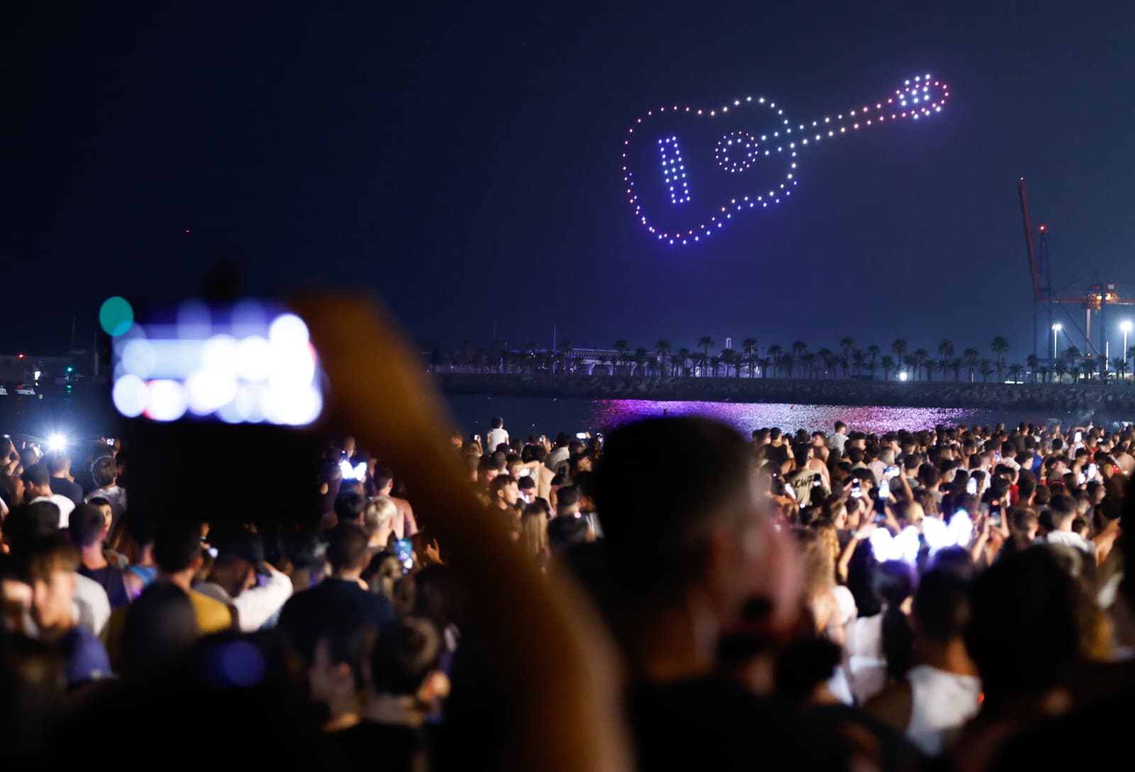 Malaga kicks off eight days of partying with fireworks and drone show