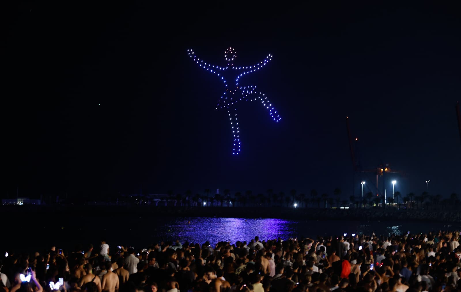 Malaga kicks off eight days of partying with fireworks and drone show