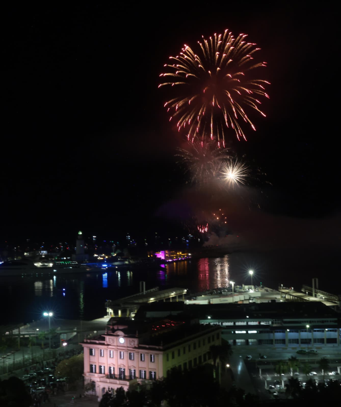 Malaga kicks off eight days of partying with fireworks and drone show