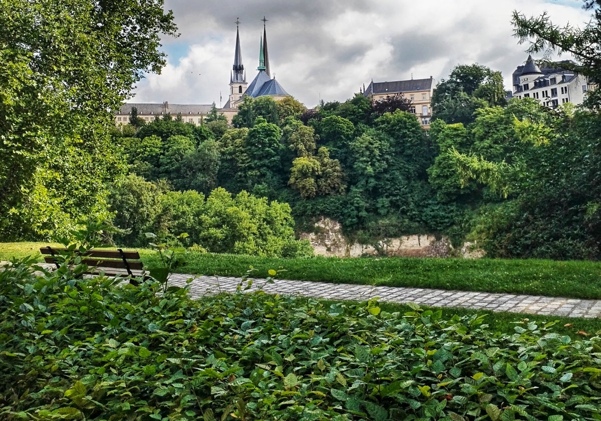 Much greenery, thanks to rains.