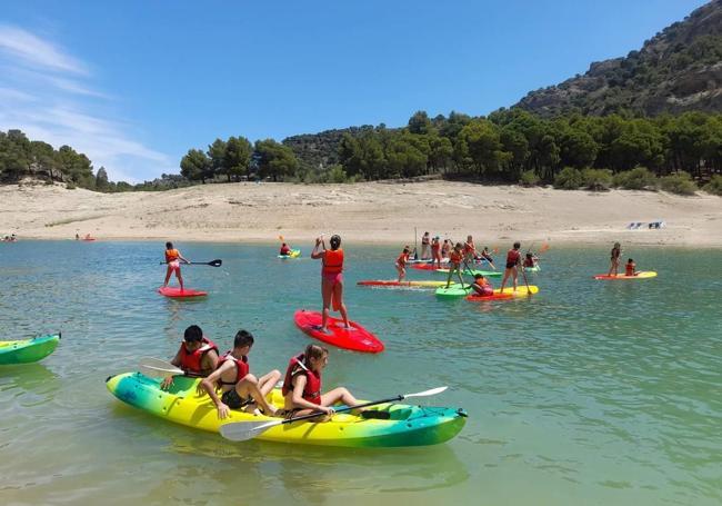 Kayaking and paddleboarding with Indian Sport.