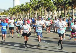 The Malaga marathon 2023.