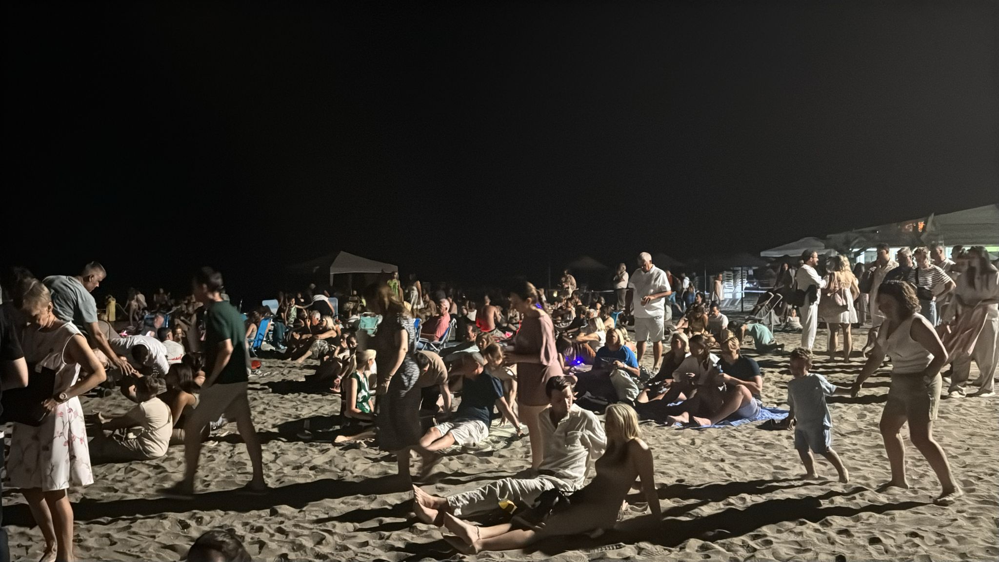 San Juan, a night on the beach - in pictures