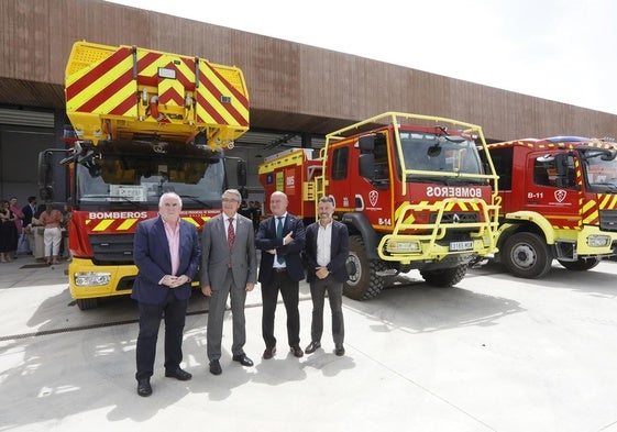 The inauguration of the new fire station.