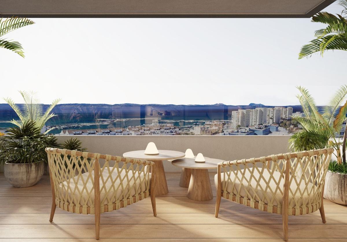 Portamare is a boutique development of 22 homes: each property offers sweeping views of the Mediterranean.