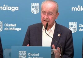 Malaga mayor Francisco de la Torre announced the decision on Saturday.
