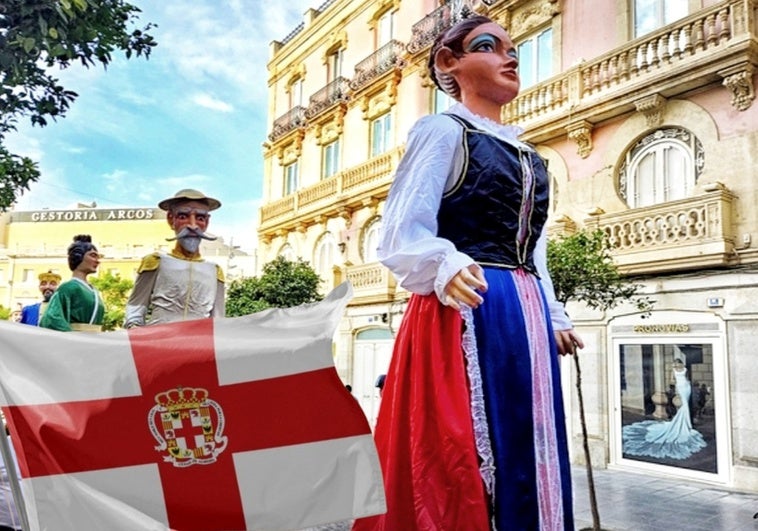 A feria under the 'flag of England'