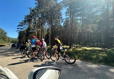 Some riders during the second stage of the event.