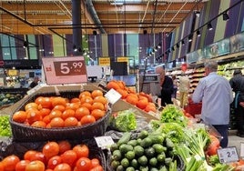 A supermarket in Spain.