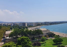 A view of Thessaloniki and the Thermaic Gulf.