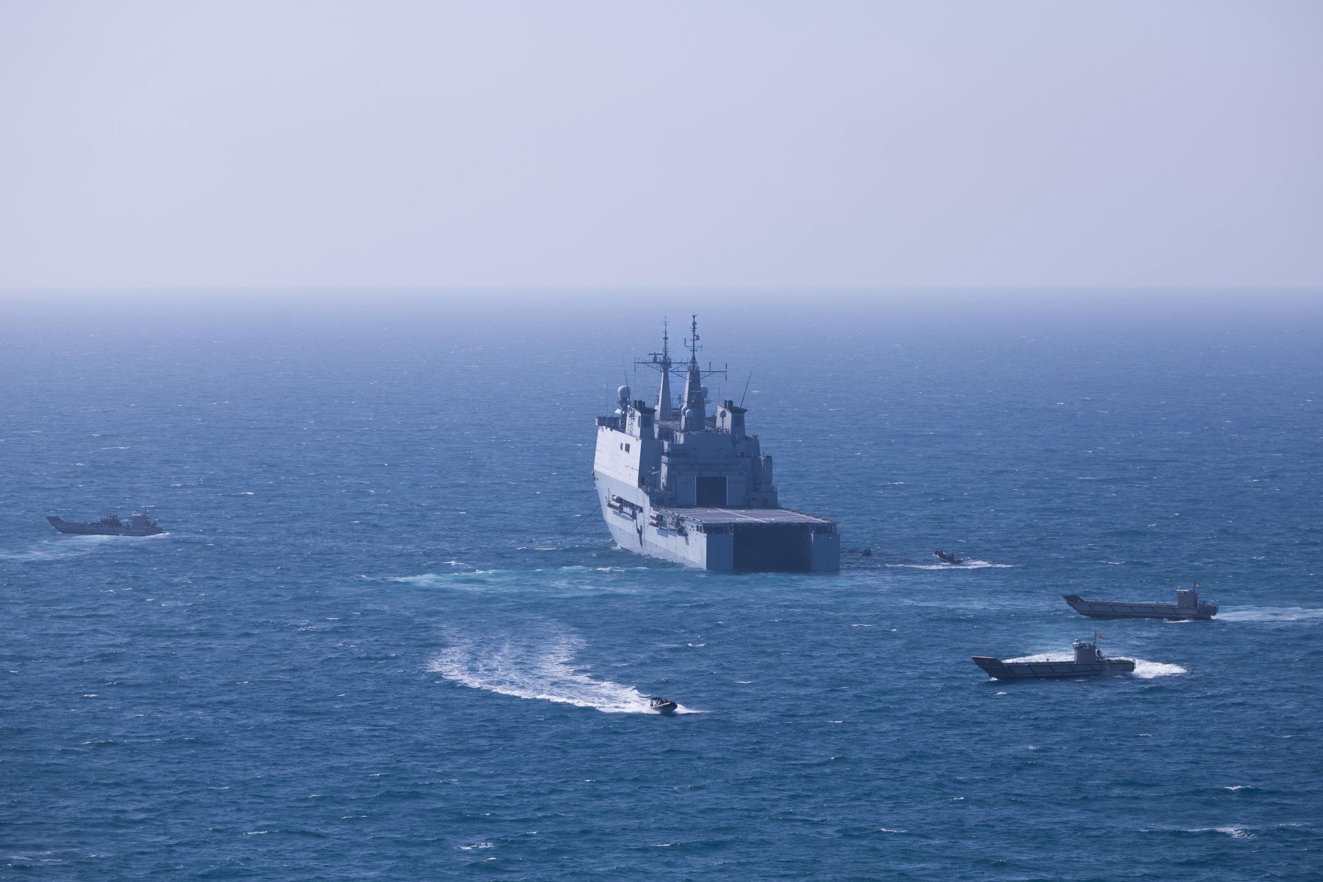 The Spanish Navy&#039;s amphibious landing on the Costa del Sol, in pictures