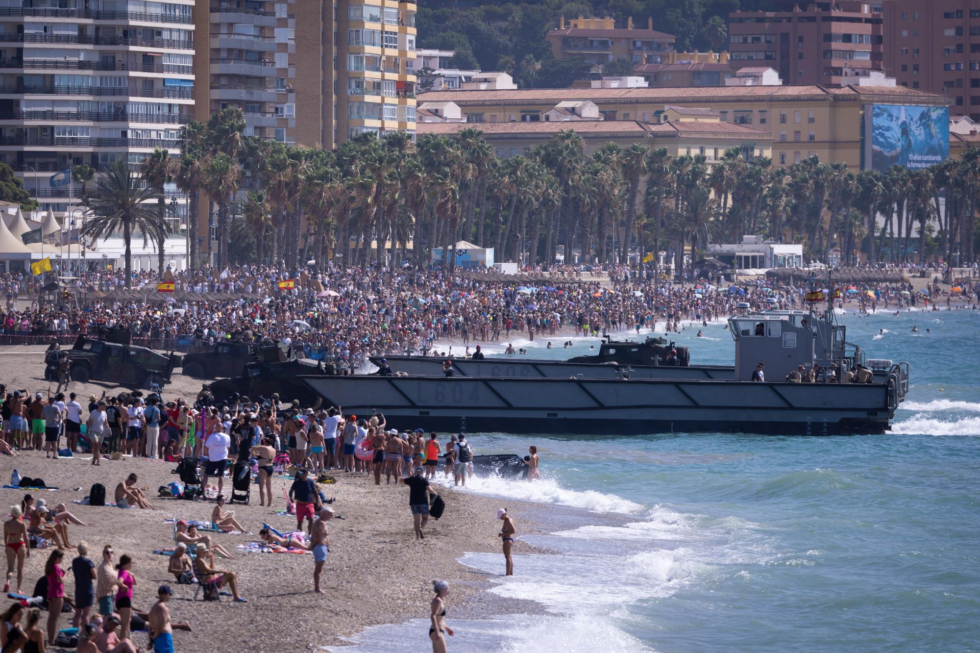 The Spanish Navy&#039;s amphibious landing on the Costa del Sol, in pictures