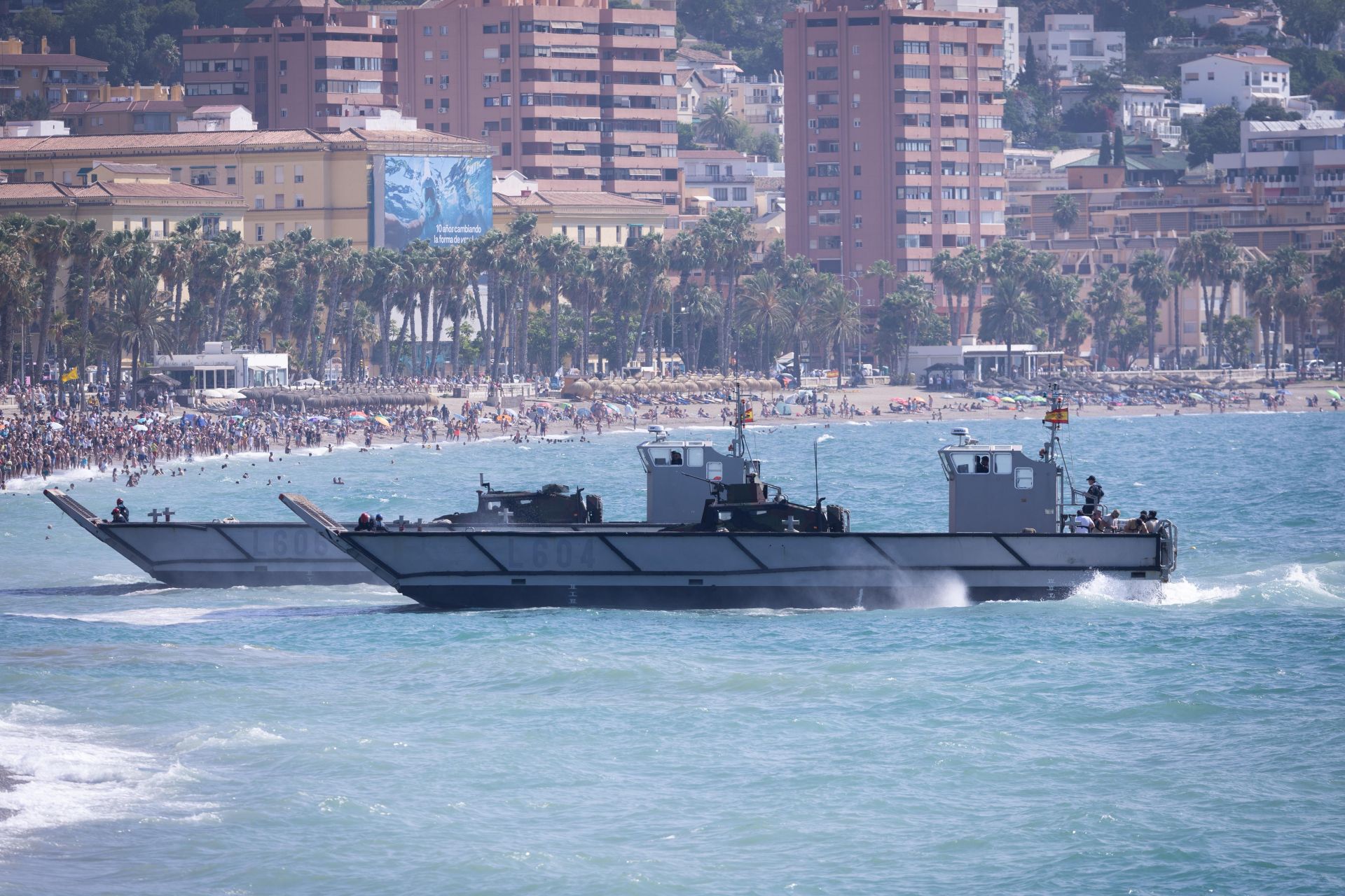 The Spanish Navy&#039;s amphibious landing on the Costa del Sol, in pictures