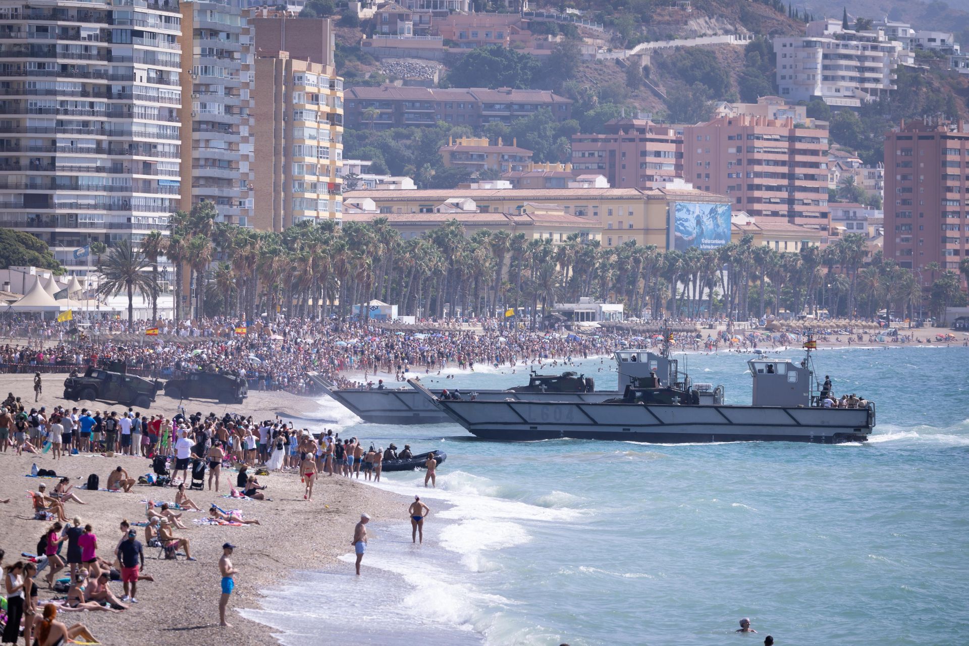 The Spanish Navy&#039;s amphibious landing on the Costa del Sol, in pictures